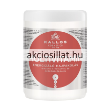 Kallos Kjmn Multivitamin Energizáló hajpakolás Ginzeng és Avokádó olajjal 1L hajbalzsam