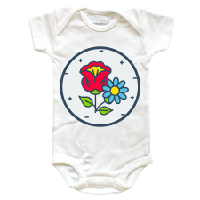 Kalocsai mintás - Prémium Baba Body kombidressz, body