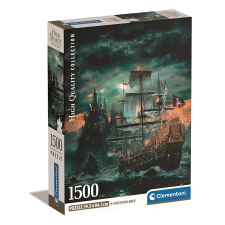  Kalózhajó Haunted Seas 1500 db-os Compact puzzle Clementoni puzzle, kirakós