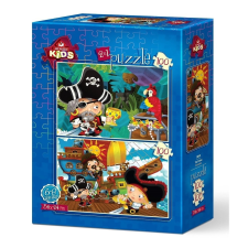 Kalózok Puzzle Készlet - 2x100 darab puzzle, kirakós