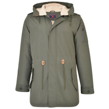 KAM dzseki férfi KBS KV112 nagyméretű télikabát, 6XL Khaki férfi kabát, dzseki