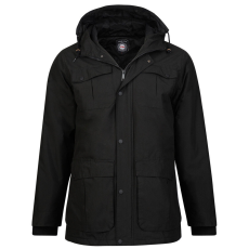  KAM férfi dzseki KV81 téli plus size, Fekete 6XL
