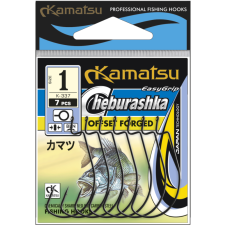 Kamatsu kamatsu cheburashka offset forged 4/0 black nickel big ringed horog