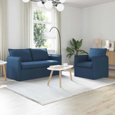  Kanapé 140cm 2 pcs Kék Fém bútor