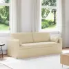  Kanapé Krém 198 x 78 x 80 cm Fém