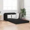  Kanapéágy 110cm Fekete szövet