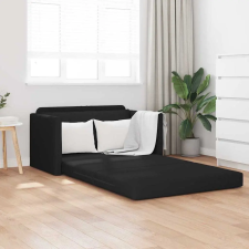  Kanapéágy 110cm Fekete szövet bútor