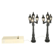  Kandeláber minifüzér, elemes 12,5 cm S/2 dekorációs kellék