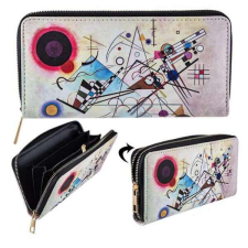 Kandinsky nagyméretű cipzáras pénztárca - 19x10 cm pénztárca