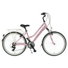 KANDS ® Aurelia Gyerek kerékpár Alumínium 140-160 cm magasság 18 fokozat, Rózsaszín gyermek kerékpár