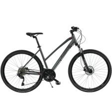 KANDS ® Avangarde Női kerékpár 28" 27 fokozat, Alumínium Grafit/Rózsaszín 19 coll - 168-185 cm magasság city kerékpár