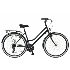 KANDS ® Galileo Női kerékpár 28 kerék, Fekete 19 coll - 168-185 cm magasság city kerékpár