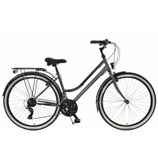 KANDS ® Galileo Női kerékpár 28 kerék, Grafit 19 coll - 168-185 cm magasság city kerékpár