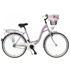 KANDS ® S-Comfort Női kerékpár 26" kerék, 155-180 cm magasság, Lila city kerékpár