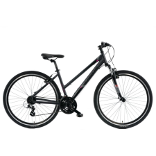 KANDS ® STV-900 Női kerékpár Alumínium 28”, Fekete 17 coll - 150-167 cm magasság city kerékpár