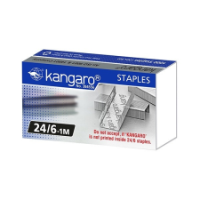 Kangaro Tűzőkapocs KANGARO 24/6 1000/dob gemkapocs, tűzőkapocs