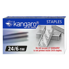 Kangaro Tűzőkapocs kangaro 24/6 1000/dob gemkapocs, tűzőkapocs