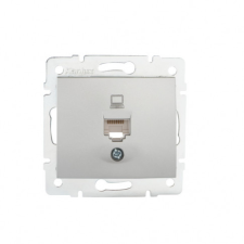 KANLUX 24871 DOMO 01-1390-043 adatcsatlakozó aljzat RJ45 Cat. 5e ezüst villanyszerelés