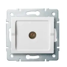 KANLUX 25097 LOGI 02-1290-002 Antenna csatlakozó TV aljzat, átmenő villanyszerelés
