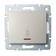 KANLUX 25141 LOGI 02-1140-103 Jelzőfényes alternatív kapcsoló 10AX - 250V~ villanyszerelés