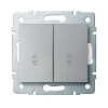 KANLUX 25192 LOGI 02-1060-143 Dupla alternatív kapcsoló 10AX - 250V~