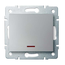 KANLUX 25197 LOGI 02-1110-143 Jelzőfényes egypólusú kapcsoló 10AX - 250V~ villanyszerelés