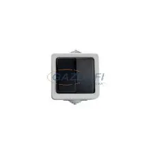 KANLUX 25351 TEKNO 05-1010-143 Csillárkapcsoló, fekete, IP54, 250V villanyszerelés
