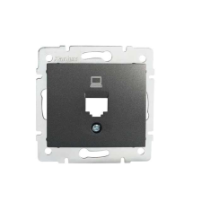 KANLUX 25923 DOMO 01-1399-041 Csatlakozó aljzat burkolat (RJ45 Jack), aljzat nélkül villanyszerelés