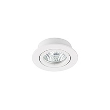 KANLUX Beépíthető spot lámpatest Dalla DTO50-W kör, alu, fehér világítás