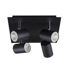 KANLUX EVALO EL-4O B-SR lámpa GU10 foglalattal, fekete, beltéri világítás