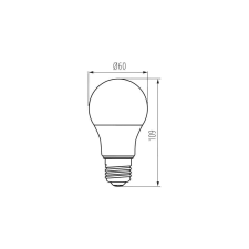 KANLUX IQ-LED izzó E27 5,9W 806lm 6500K A60 36675 izzó