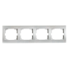 KANLUX LOGI - Négyes keret, vízszintes, ezüst