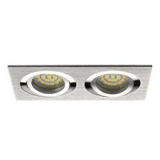 KANLUX "Seidy" süllyesztett lámpatest, MR16, 12V, 2x50W, alumínium, billenthető világítás