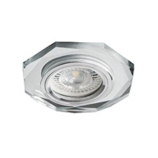 KANLUX Üveges - tükrös dekor lámpatest: MORTA OCT ezüst világítás