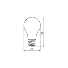 KANLUX XLED STEPDIM filament izzó E27 7W 810lm 2700K A60 29634 izzó