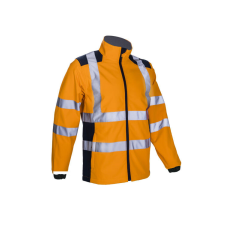 KANPA HI-VÍZ NARANCS SOFTSHELL DZSEKI_3XL láthatósági ruházat