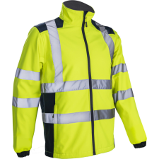  KANPA HI-VIZ SÁRGA SOFTSHELL DZSEKI_M láthatósági ruházat