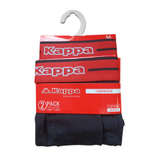 Kappa férfi pamut boxeralsó - 2 db/csomag - fekete piros felirattal - XXL férfi alsó
