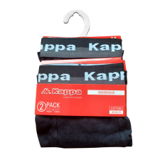 Kappa férfi pamut boxeralsó - 2 db/csomag - fekete - XL férfi alsó