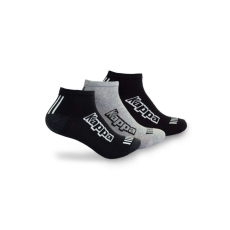 Kappa sneaker zokni 3 pár 39-42 fekete, fekete, szürke 3114TWW-A0T-39