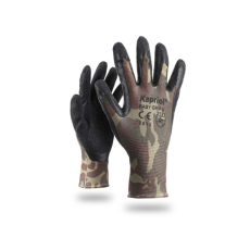 KAPRIOL Easy Grip védőkesztyű, terepszínű, méret: 9