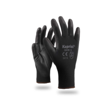 KAPRIOL Skin védőkesztyű - fekete, méret: 8