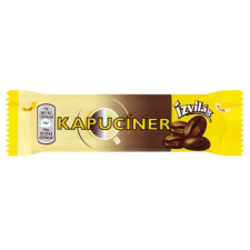  Kapucíner étcsokoládéval bevont szelet kávés és tejszínízű töltelékkel 31g csokoládé és édesség