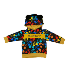  Kapucnis kisfiú pulóver Mickey egér mintával - 86-os méret gyerek pulóver, kardigán