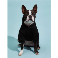  Kapucnis kutyapulcsi, fekete, XL-es kutyaruha