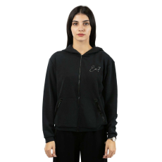  Kapucnis pulóver Emporio Armani EA7 Train Precious W Kapucnis pulóver Fz 6RTM20TJDCZ01200 Női Fekete M
