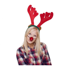 Karácsony Antler, Agancs fejpánt orral party kellék