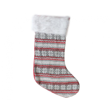 Karácsony Hópehely Snow Flakes karácsonyi kandalló zokni, csizma 55,5 cm jelmez