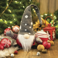 Karácsony Nordic Gnome szalvéta 20 db-os 33x33 cm papírárú, csomagoló és tárolóeszköz