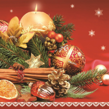 Karácsony Spices szalvéta 20 db-os 33x33 cm papírárú, csomagoló és tárolóeszköz